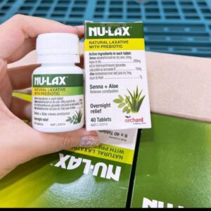 Nulax Natural Laxative Tablets with Prebiotic 40 Tablets