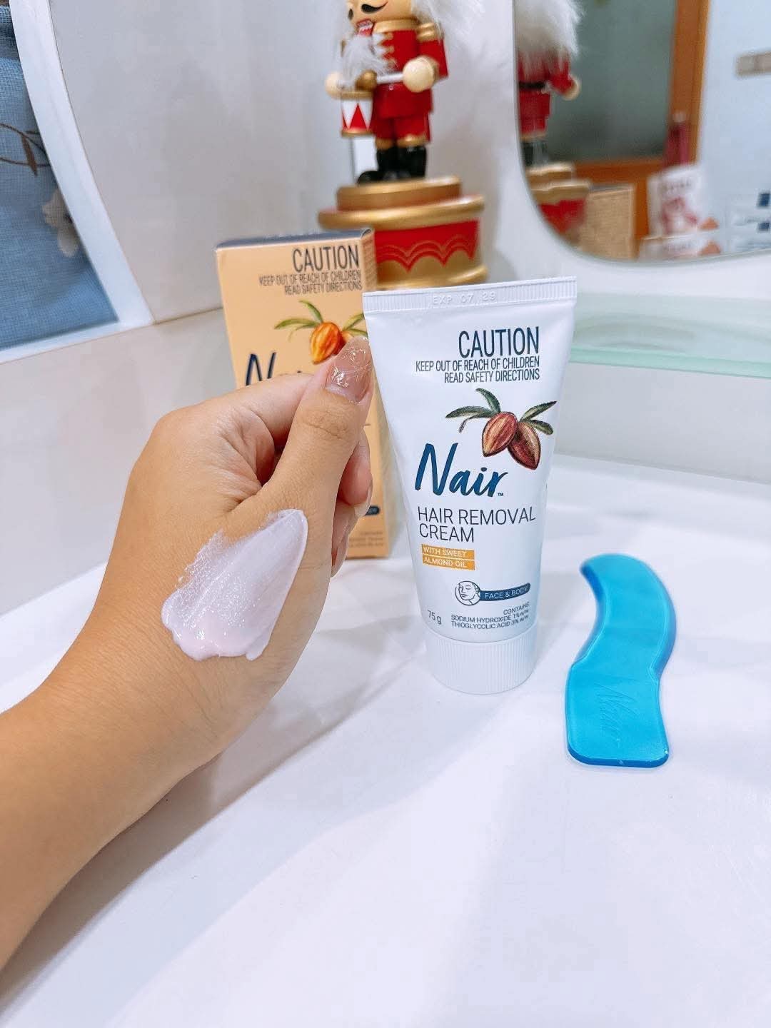 Nair Hair Removal Cream Face&Body 75g - Image 2