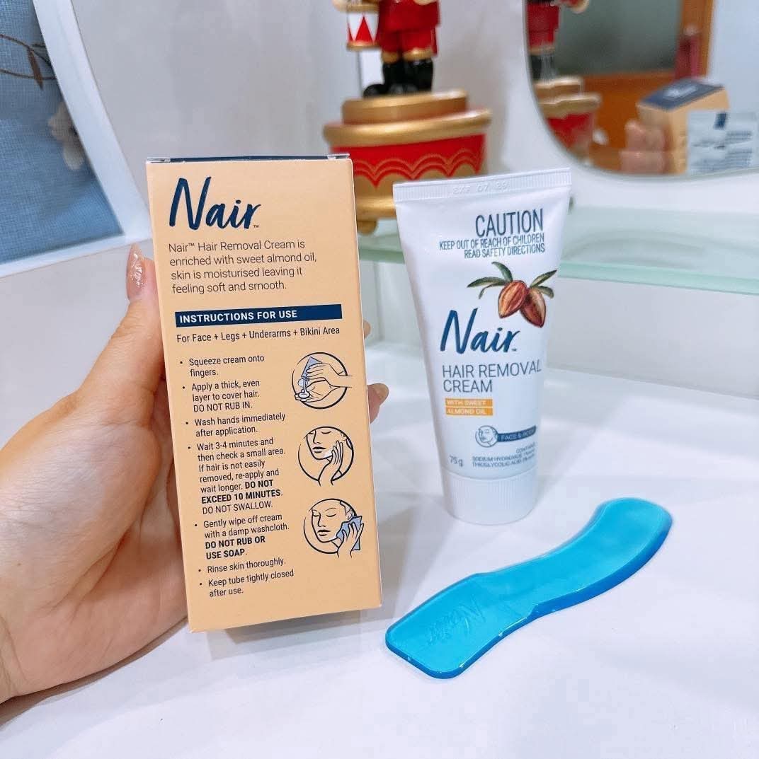 Nair Hair Removal Cream Face&Body 75g - Image 4