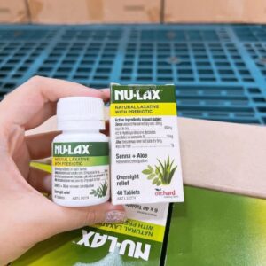 Nulax Natural Laxative Tablets with Prebiotic 40 Tablets