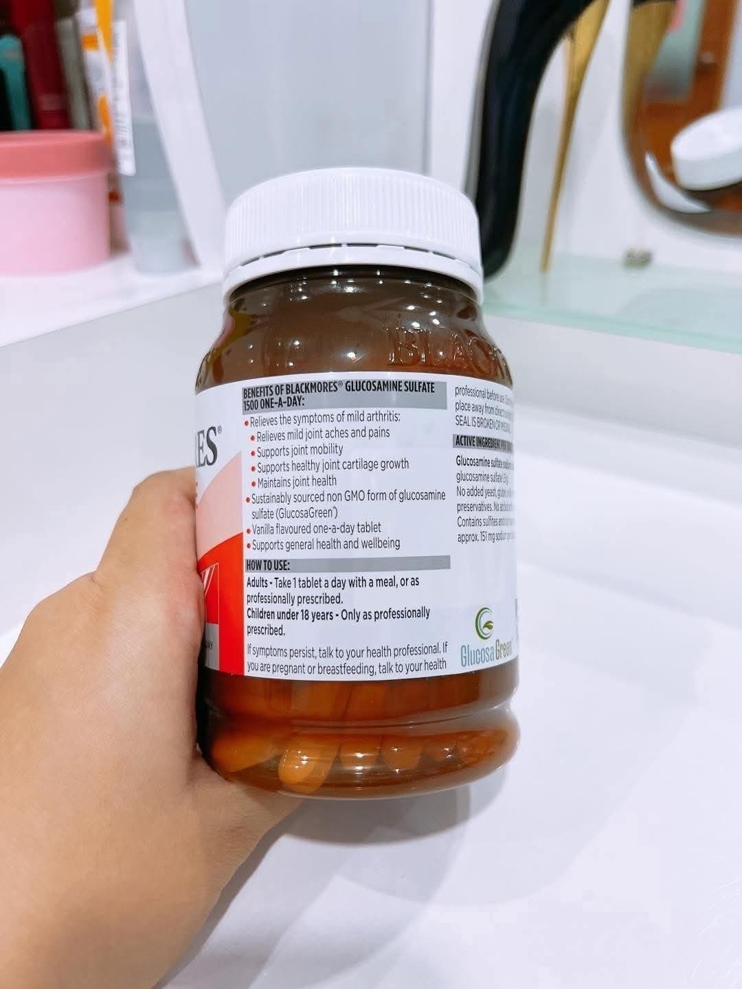 Blackmores Glucosamine sulfate 1500mg -180 Tablets - Image 3