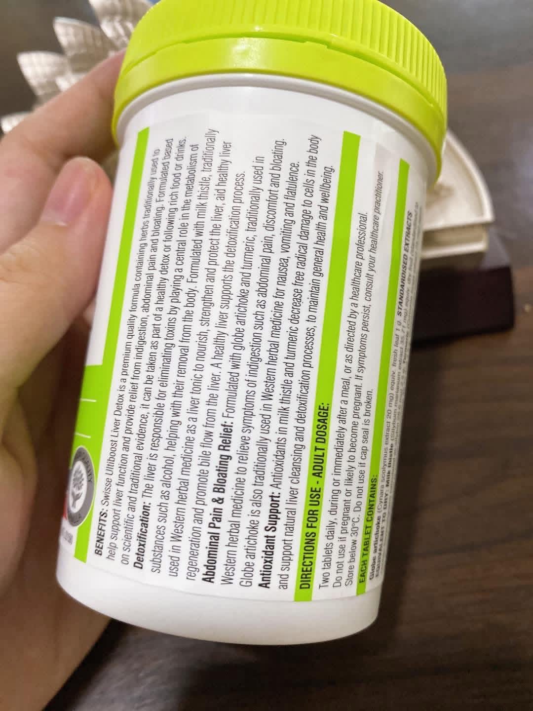 Swisse Liver Detox 200 Tablets - Image 2