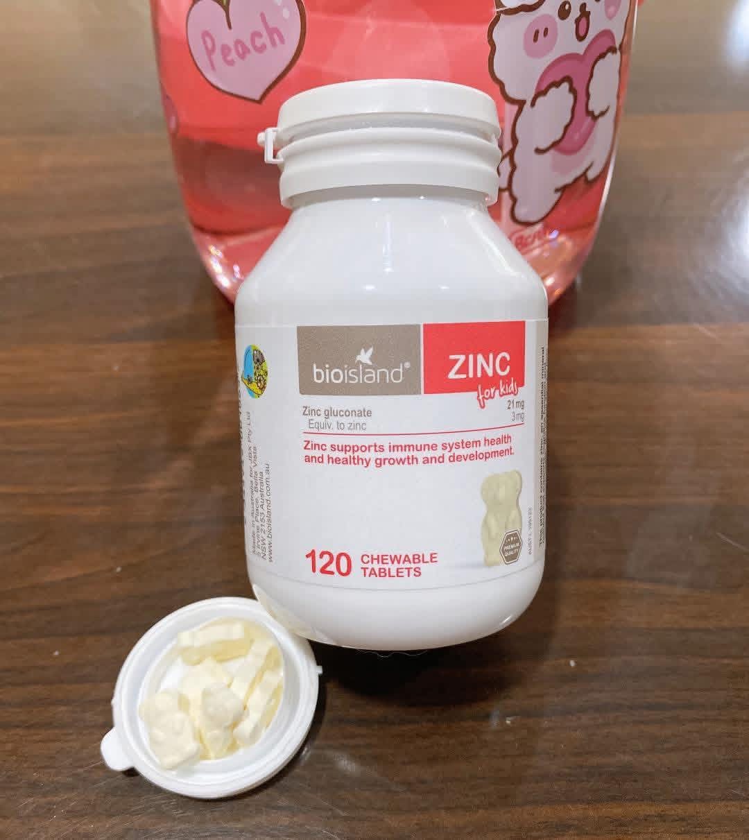 Bioisland Zinc 120 Chewable Tablets