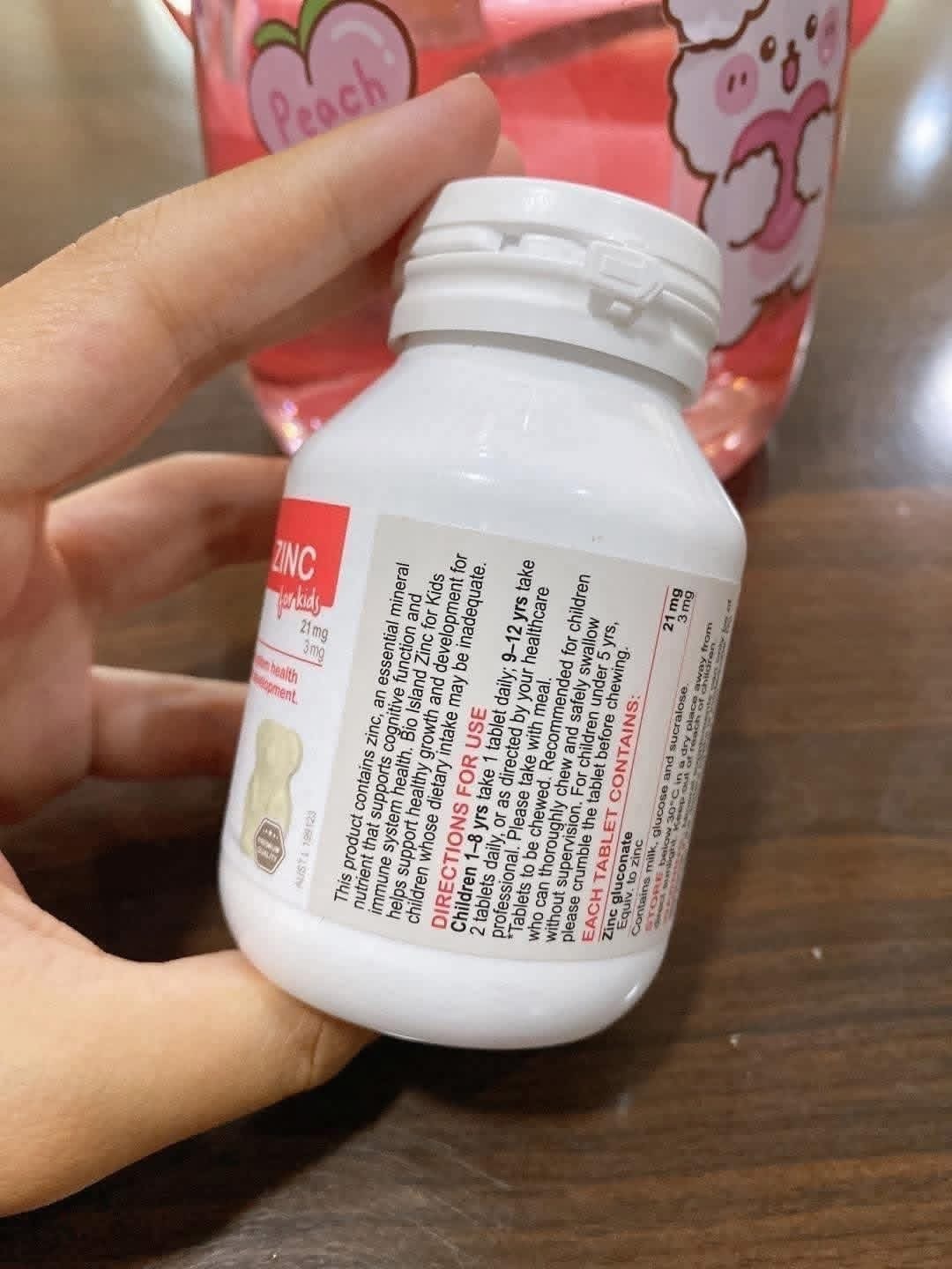 Bioisland Zinc 120 Chewable Tablets - Image 3