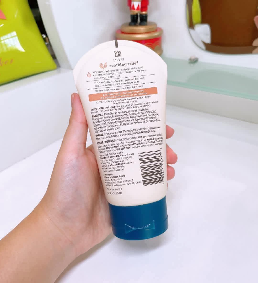 Aveeno Baby Moisture Cream (Face) 140g - Image 2