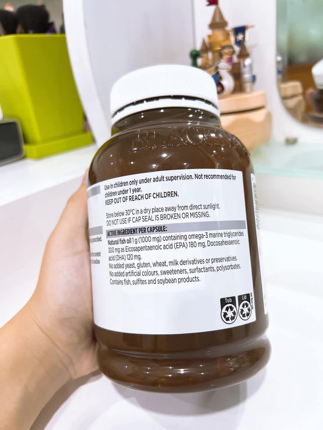 Blackmores Fish Oil- 400 Capsules (Original) - Image 3