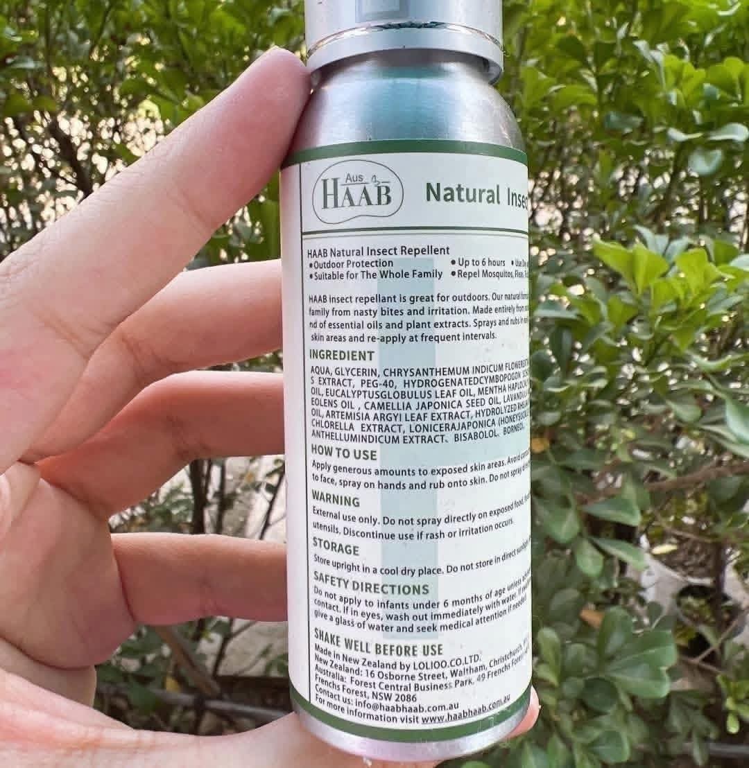 ဂိုဒေါင်ရှင်း ဦးသူယူ-Natural Insect Repellent Haab Essential Oil 60ml (Exp: 4/2026) - Image 4