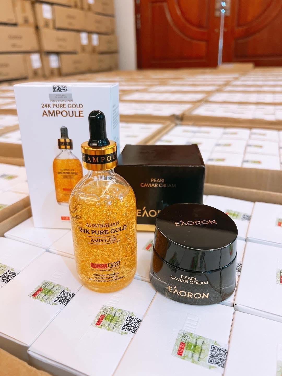 Eaoron Pearl Caviar With 24K Serum Set