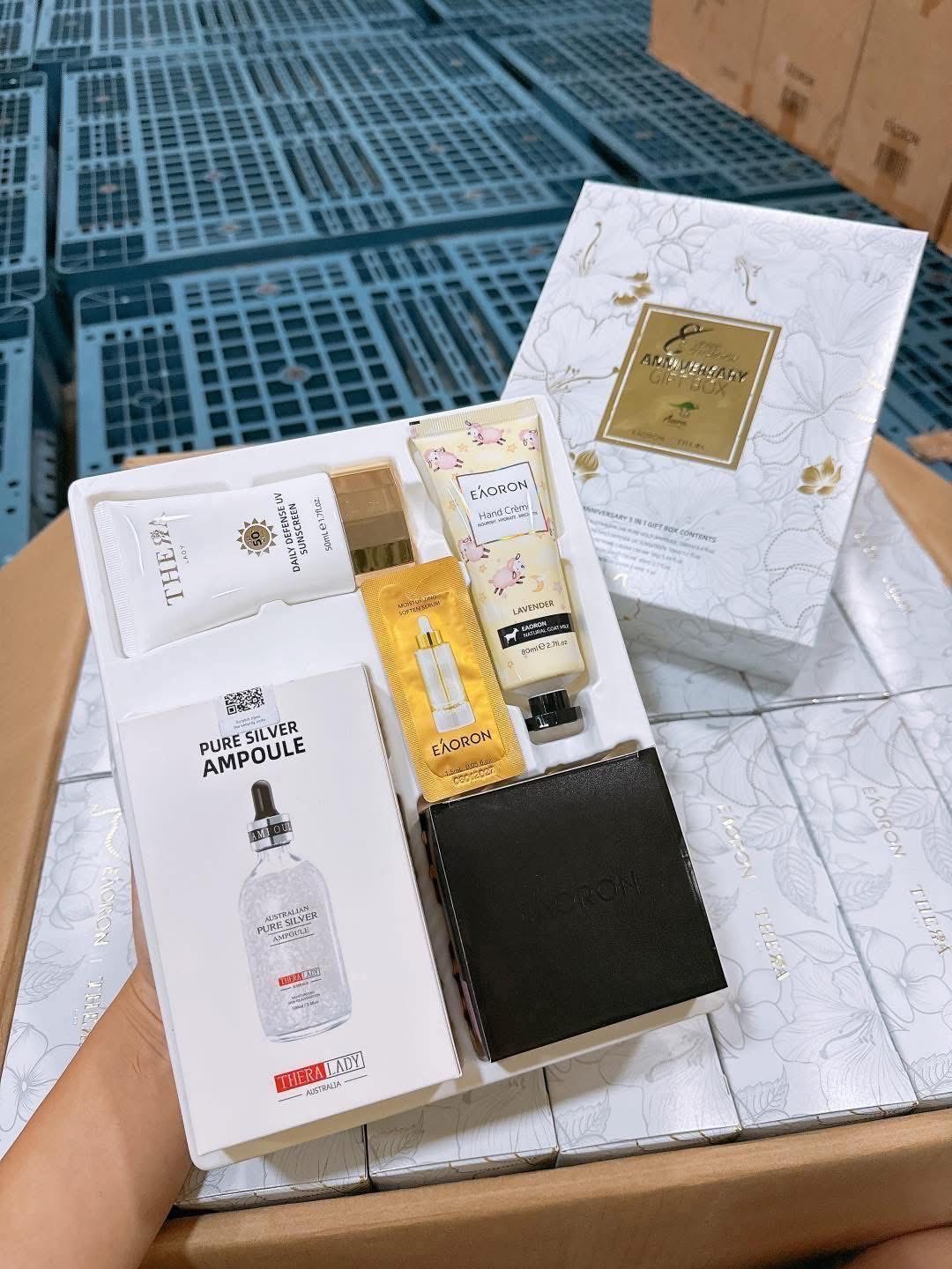 Aura 8th Gift Set With Ag Silver Serum Set (Aura Lucky Clover Bag Present) - Image 2