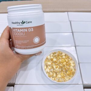 Healthy Care Vitamin D3 1000IU 500 Capsules