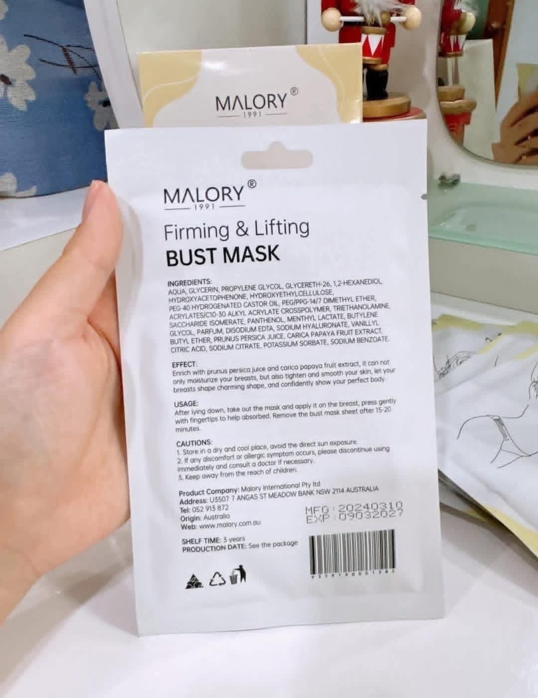 Malory Bust Mask 5 Pcs - Image 3