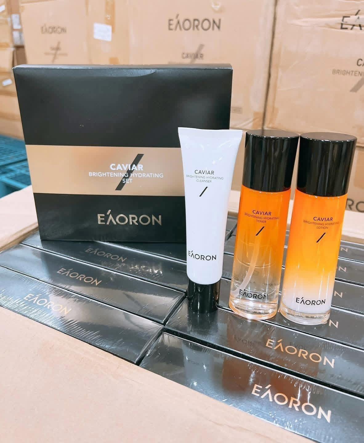 Eaoron Pearl Caviar Toner Lotion Set New
