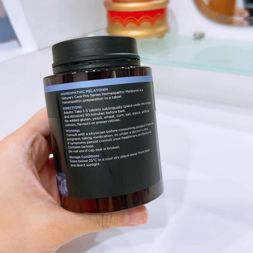 Nature's Care Homoeopathic Melatonin 120 Tablets - Image 3