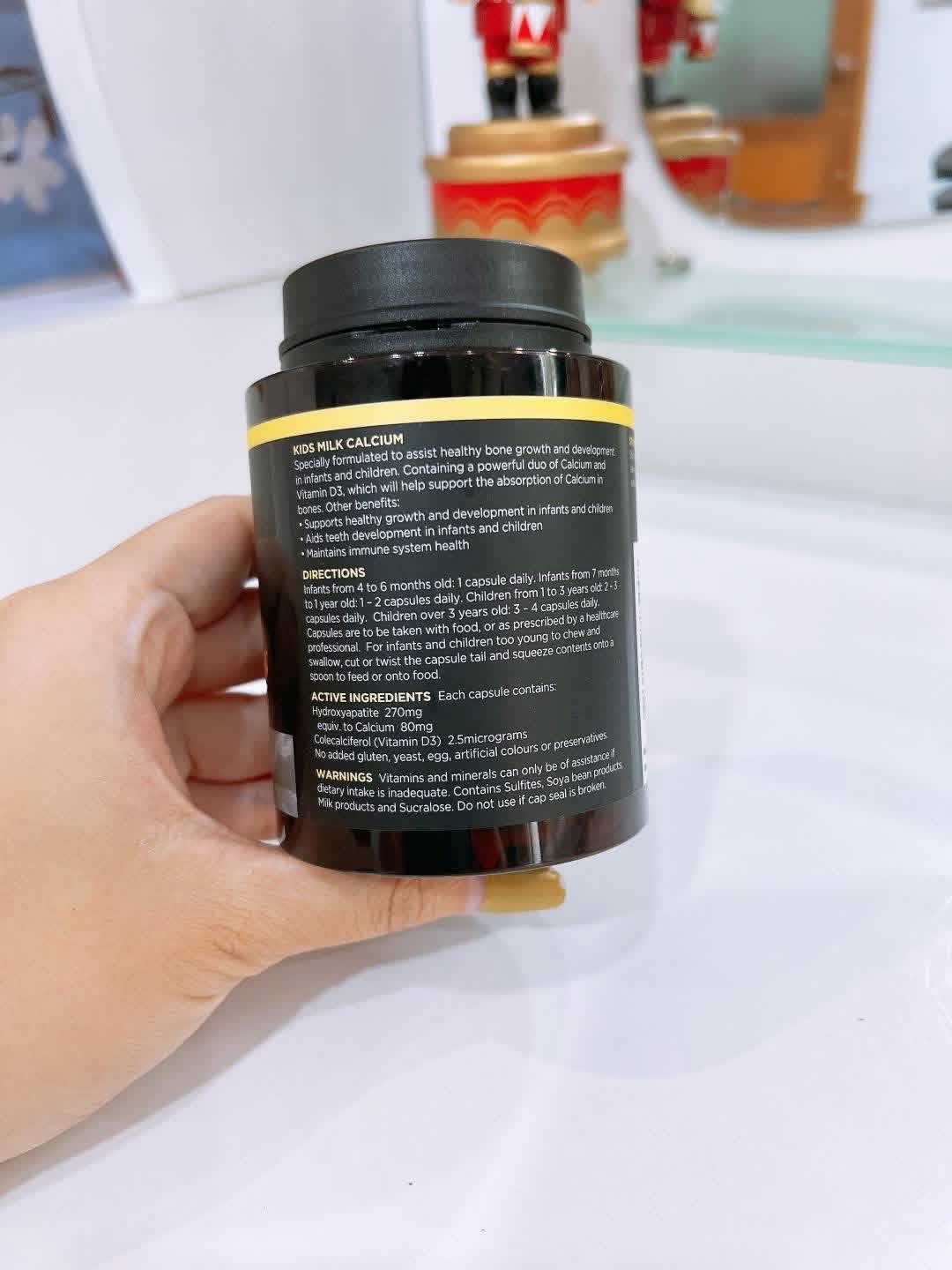 Nature's Care Milk Calcium - 60 Capsules - Image 4