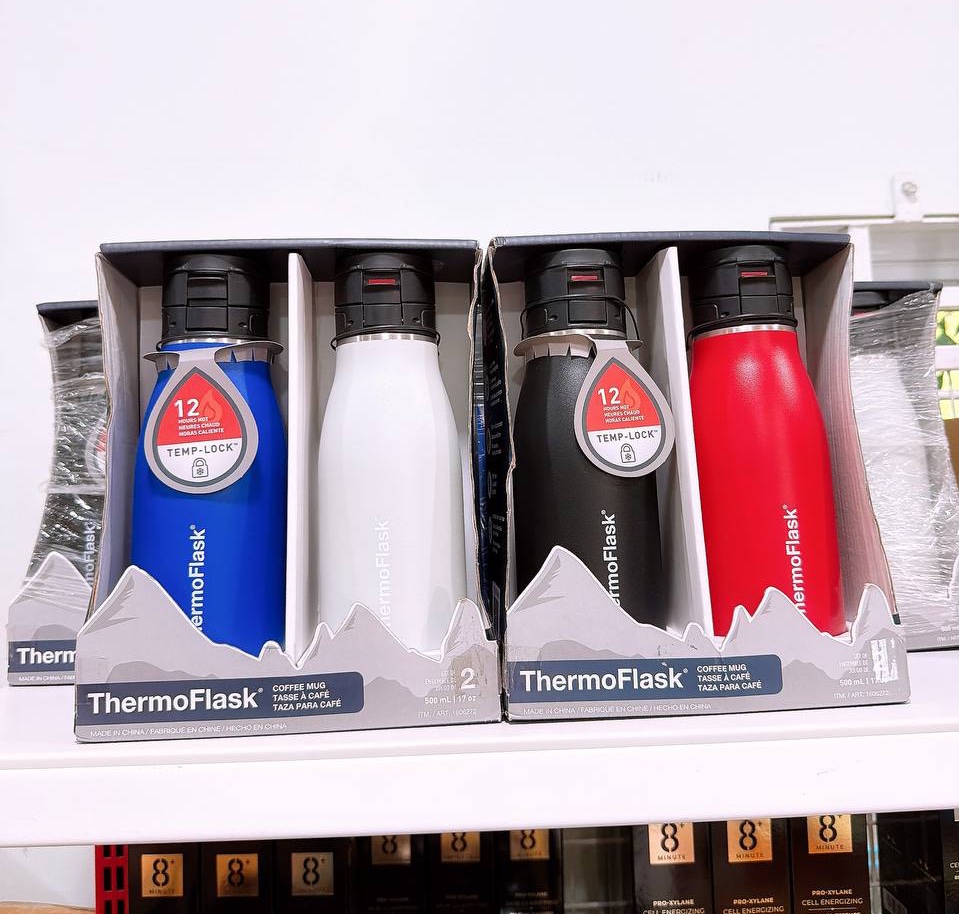 Thermos Bottle 500ml (အပူ၊အအေးခံ) - 2Pcs Set - Image 2