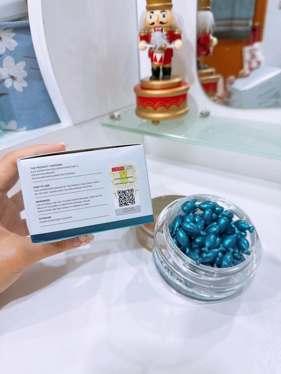 24K Theralady Blue Copper Essence 90 Capsules - Image 2