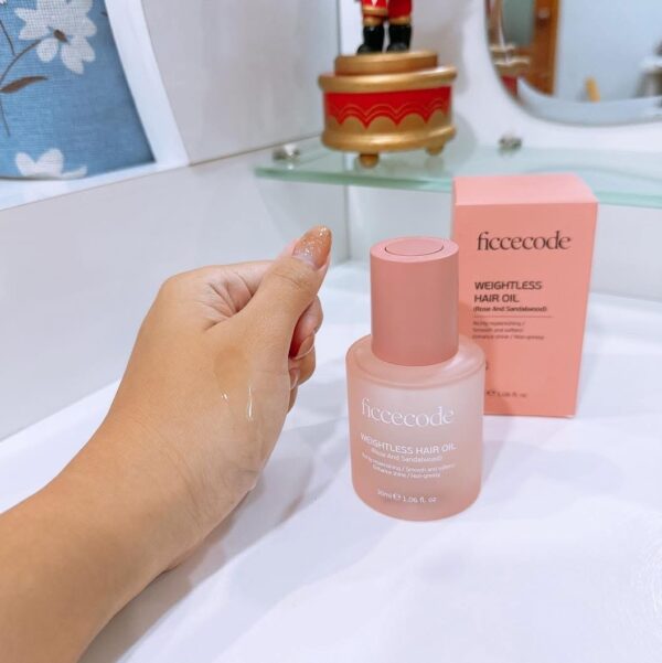Ficcecode Weightless Hair Oil 30ml(Pink) - Image 2